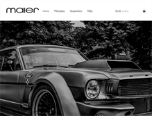 Tablet Screenshot of maierracing.com